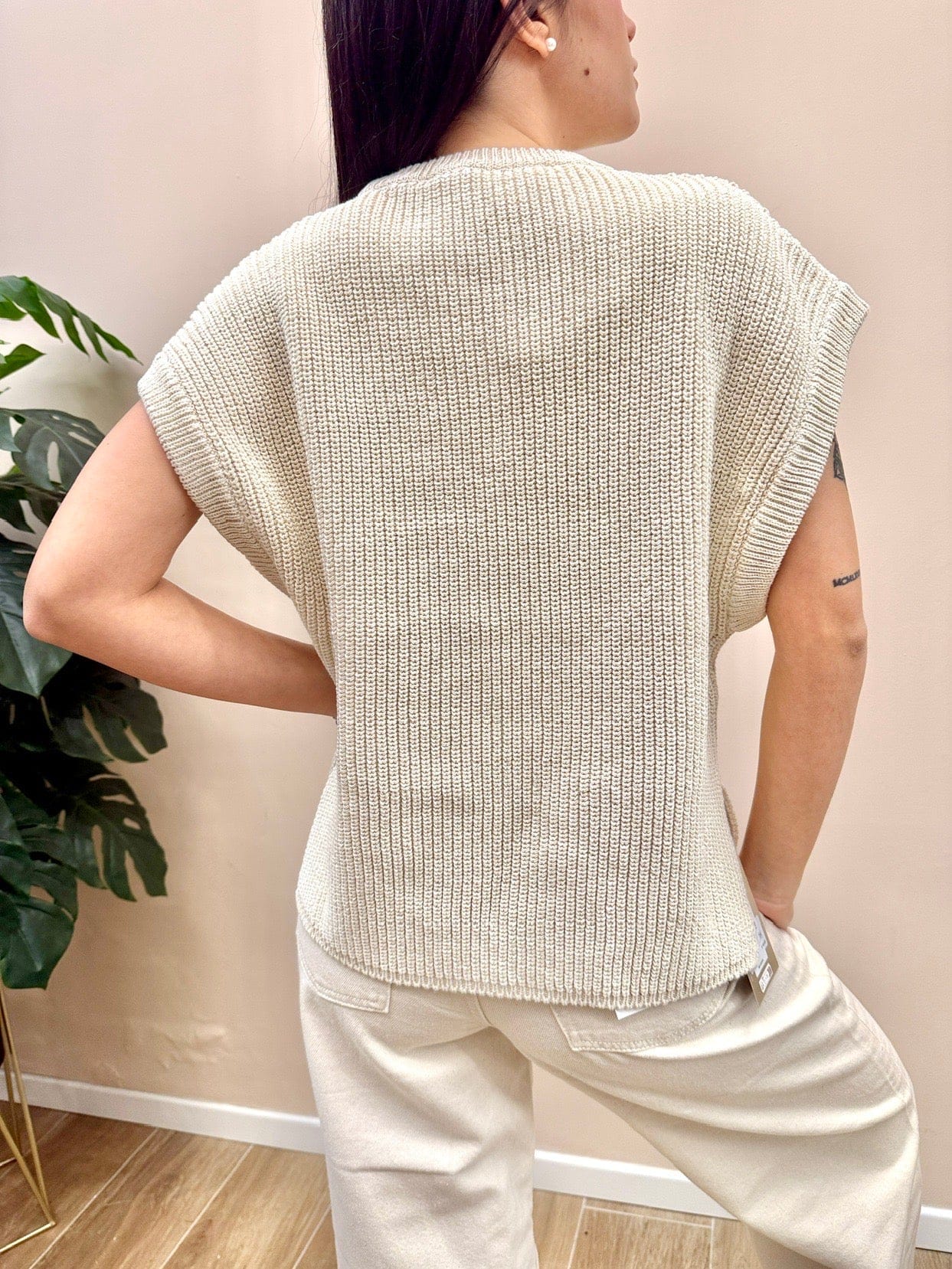 Gilet girocollo - BURRO
