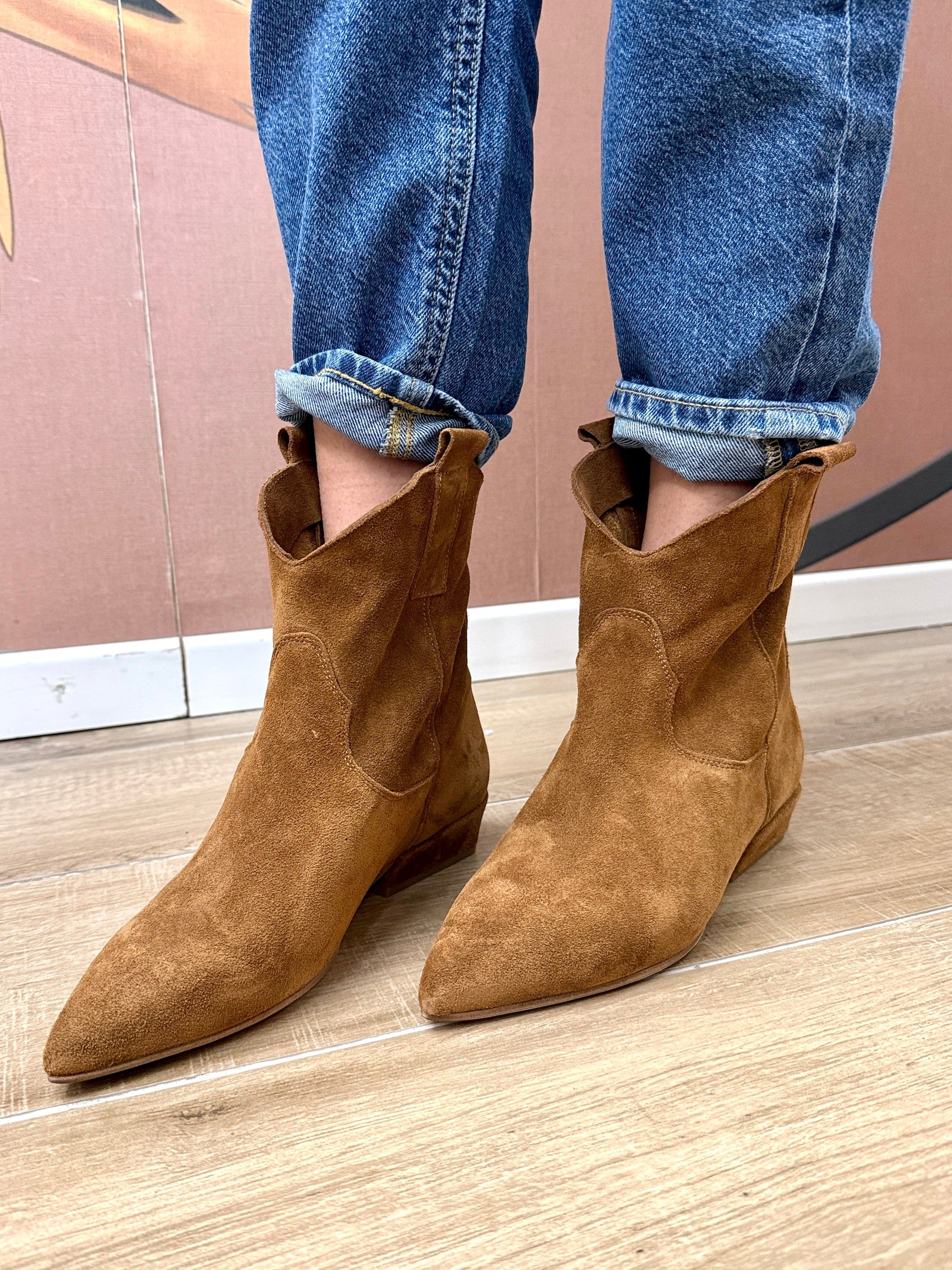 Stivale texano - CUOIO