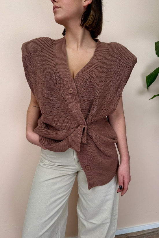Gilet bottone lato - PHARD