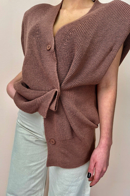 Gilet bottone lato - PHARD