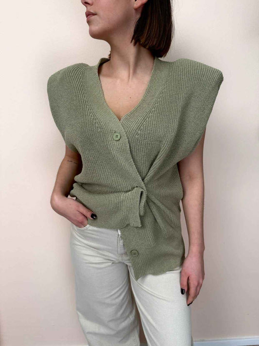 Gilet bottone lato - PHARD