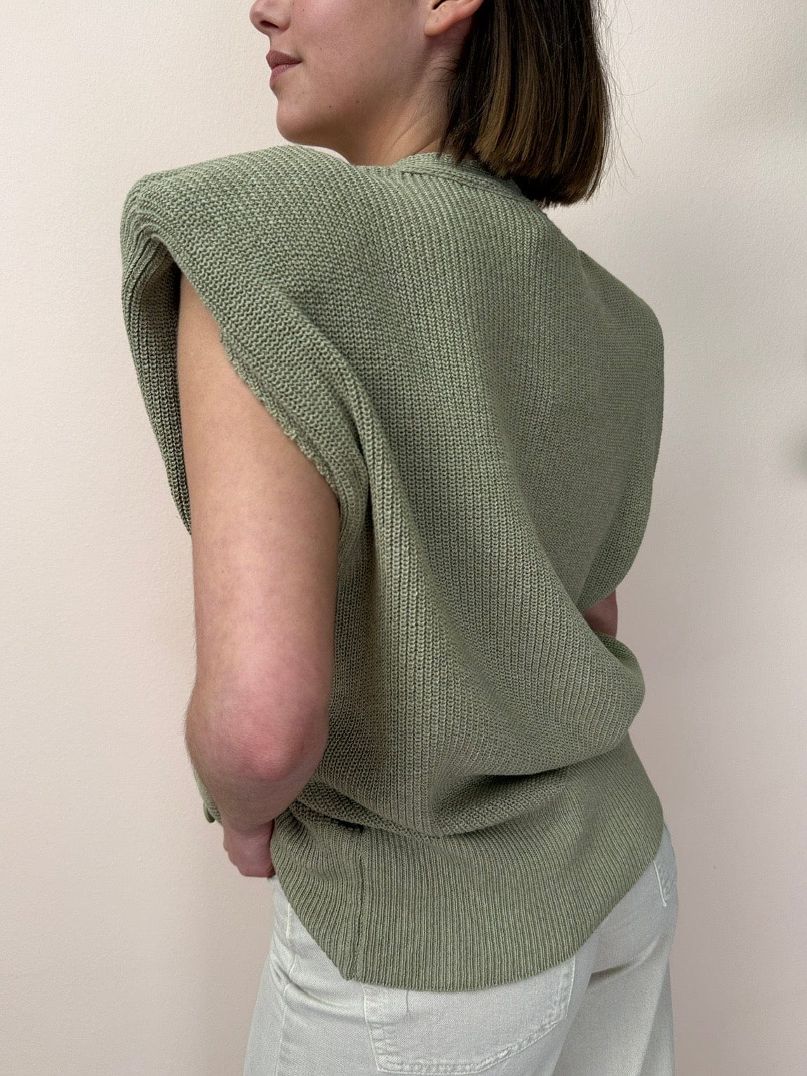 Gilet bottone lato - KAKHI