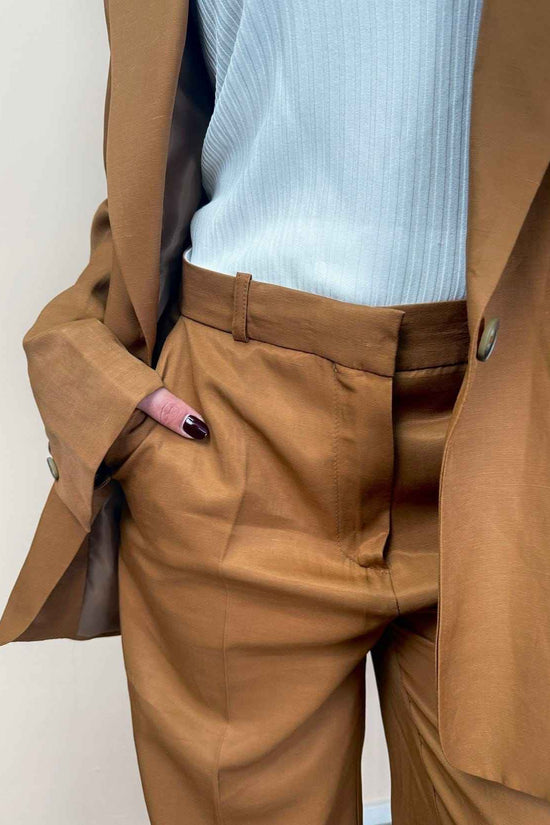 Pantalone palazzo - BISCOTTO