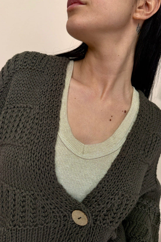 Cardigan bande rilievo - MORO