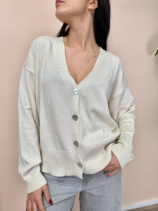 Cardigan in cotone - BURRO