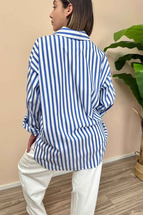 Camicia a righe - BIANCO/BLU