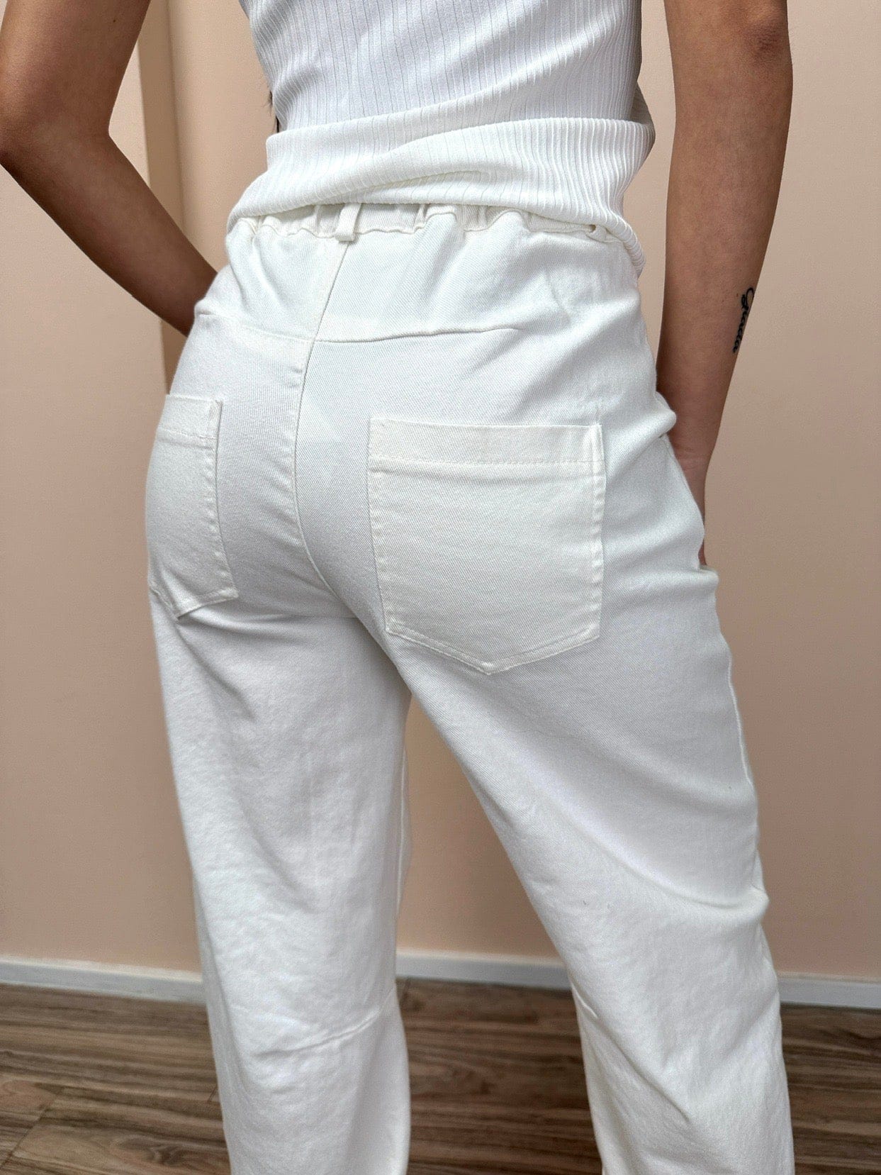Pantalone ovetto - BIANCO