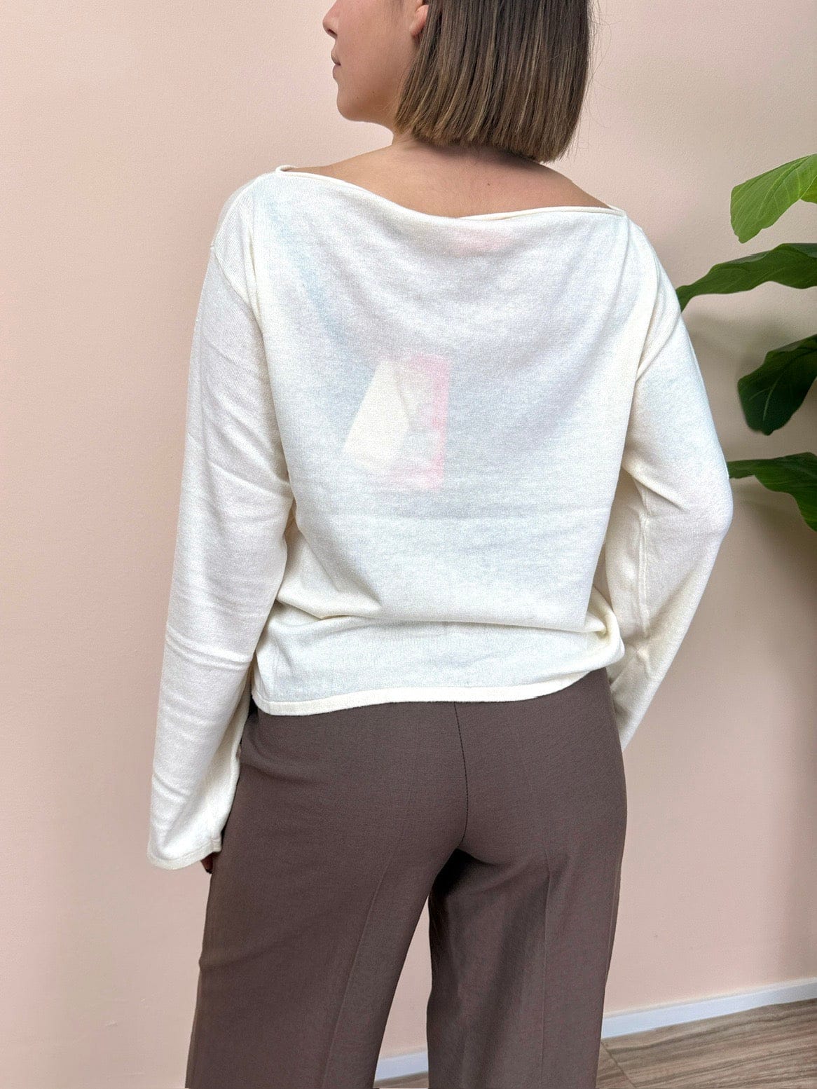 Maglia viscosa "Jenna - BURRO