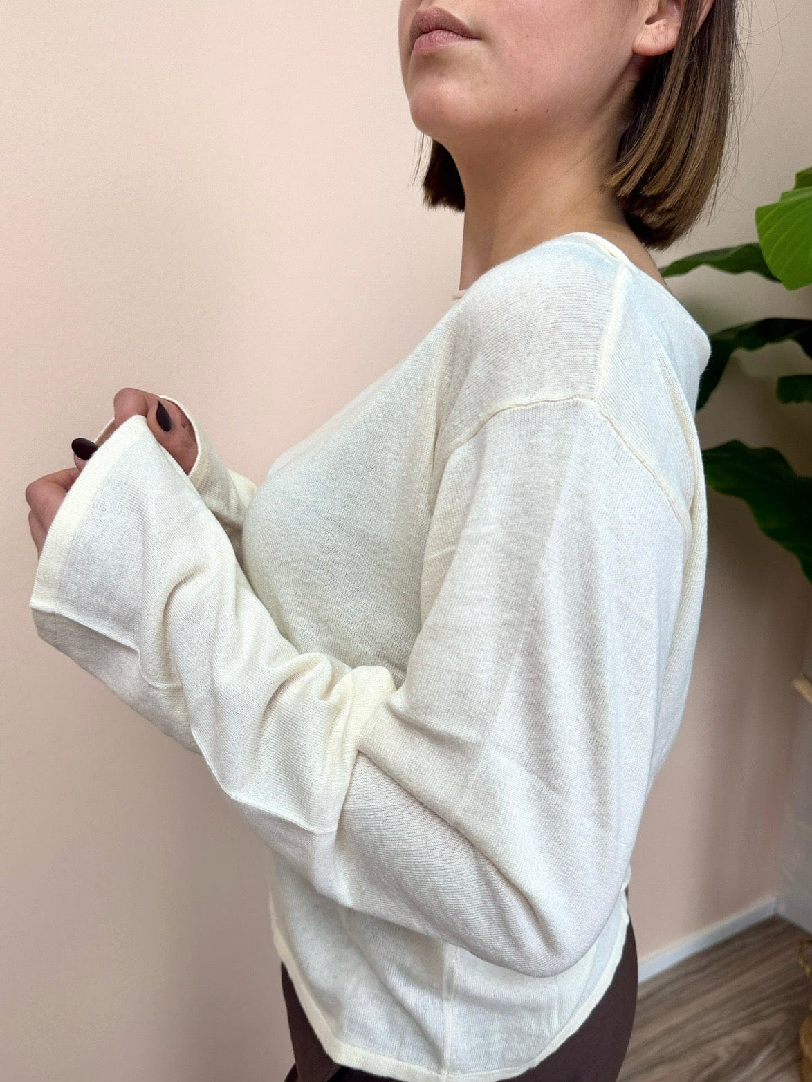 Maglia viscosa "Jenna - BURRO