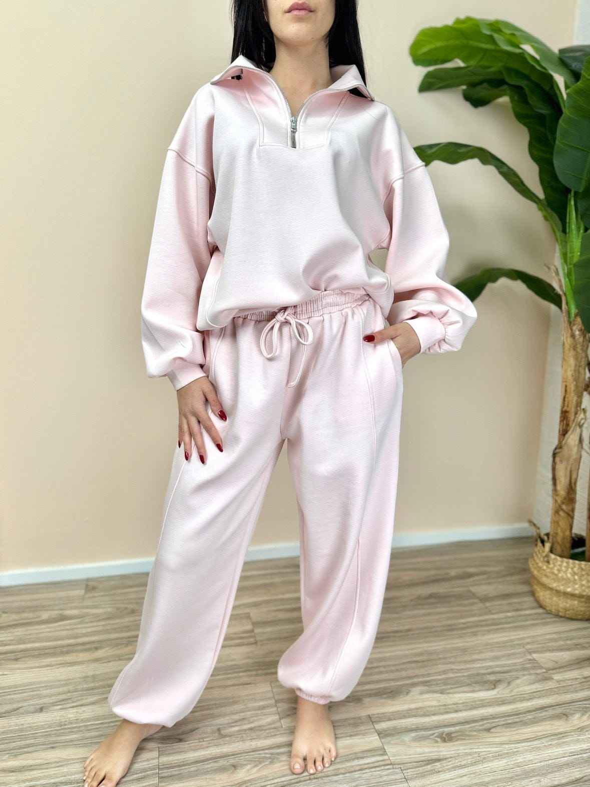 Pantalone scuba - ROSA