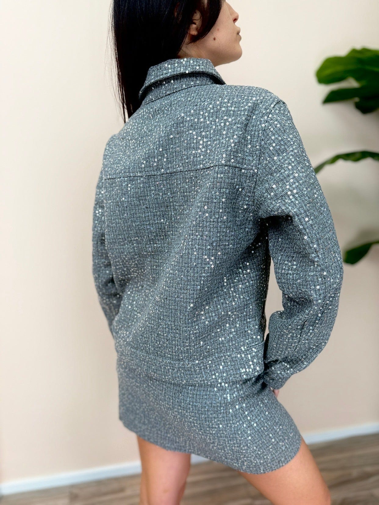 Gonna micropaillettes - JEANS