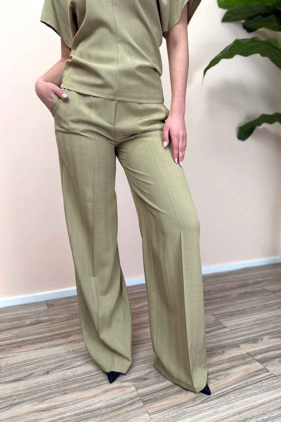Pantalone palazzo - OLIVA
