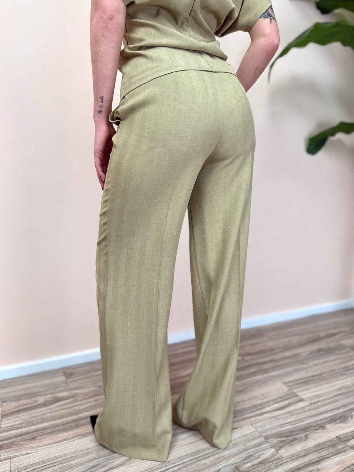 Pantalone palazzo - OLIVA