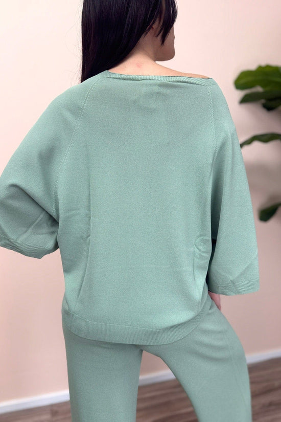 Maglia in viscosa - SALVIA