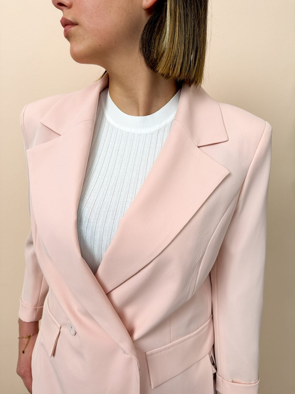 Giacca con spacchi - ROSA