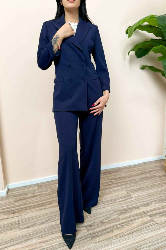 Pantalone palazzo - BLU