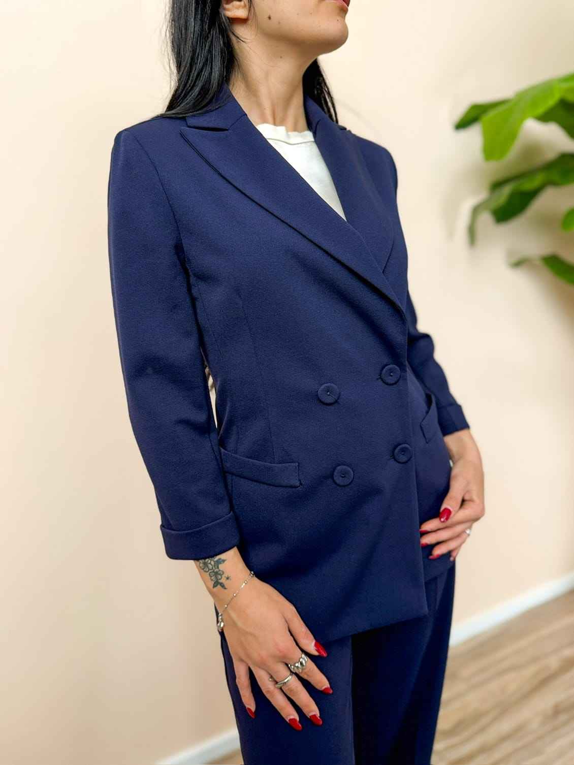 Giacca slim - BLU