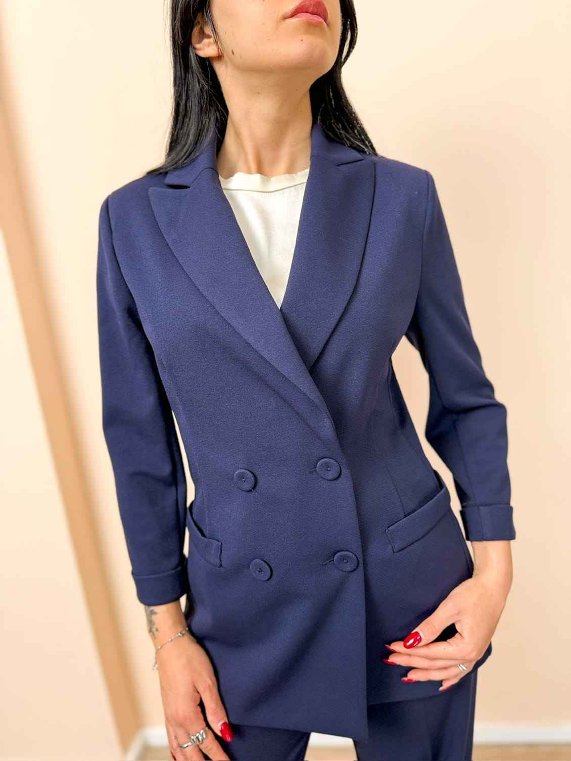 Giacca slim - BLU