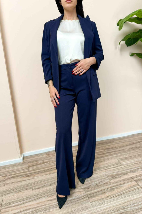 Pantalone palazzo - BLU