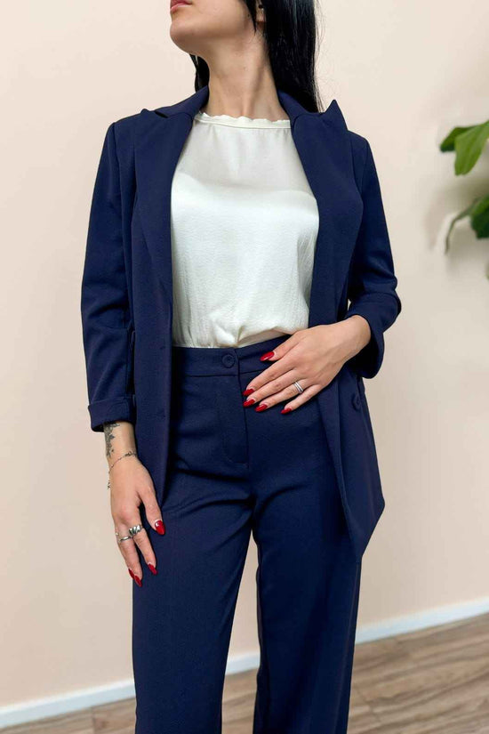 Pantalone palazzo - BLU
