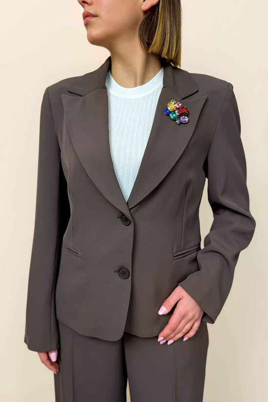 Giacca fit slim - MORO
