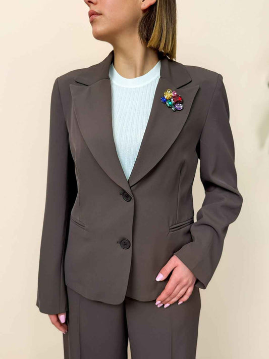 Giacca fit slim - MORO