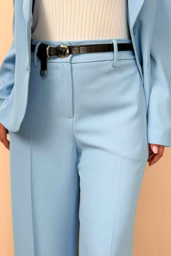 Pantalone palazzo - CELESTE
