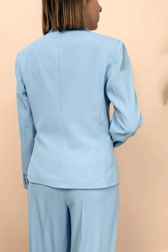 Giacca fit slim - CELESTE