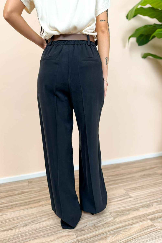 Pantalone palazzo - NERO
