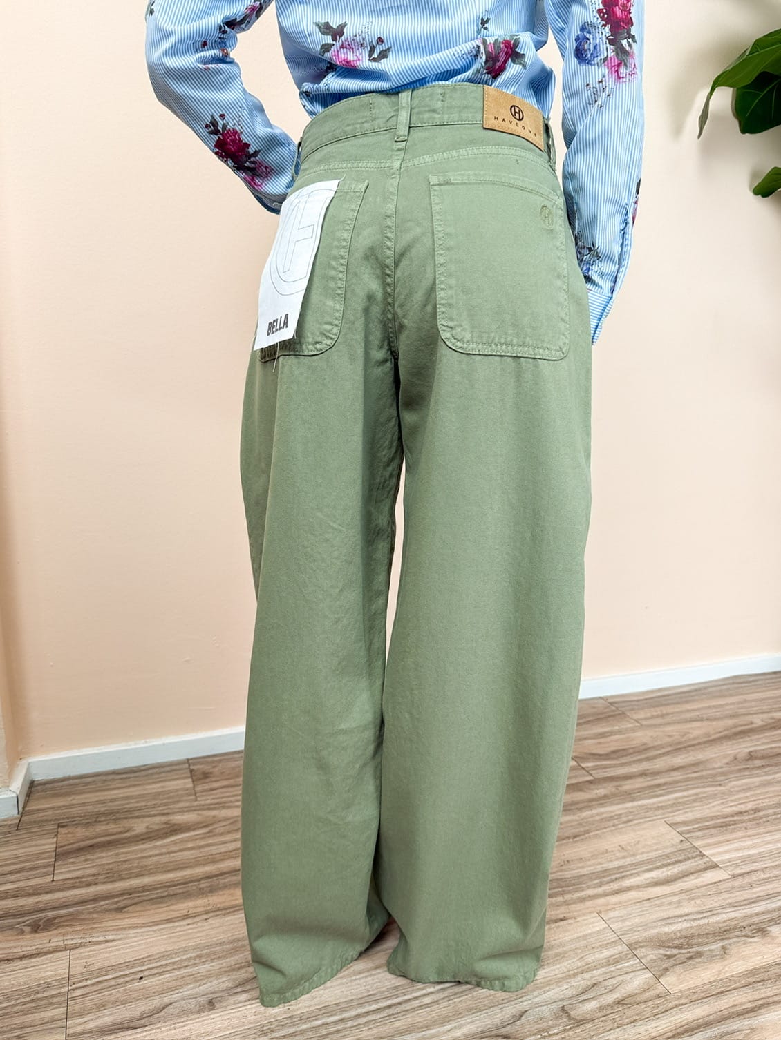 Pantalone Bella - SALVIA