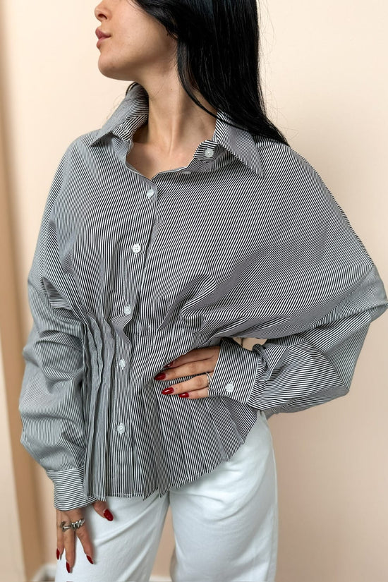 Camicia arricciata - RIGHE
