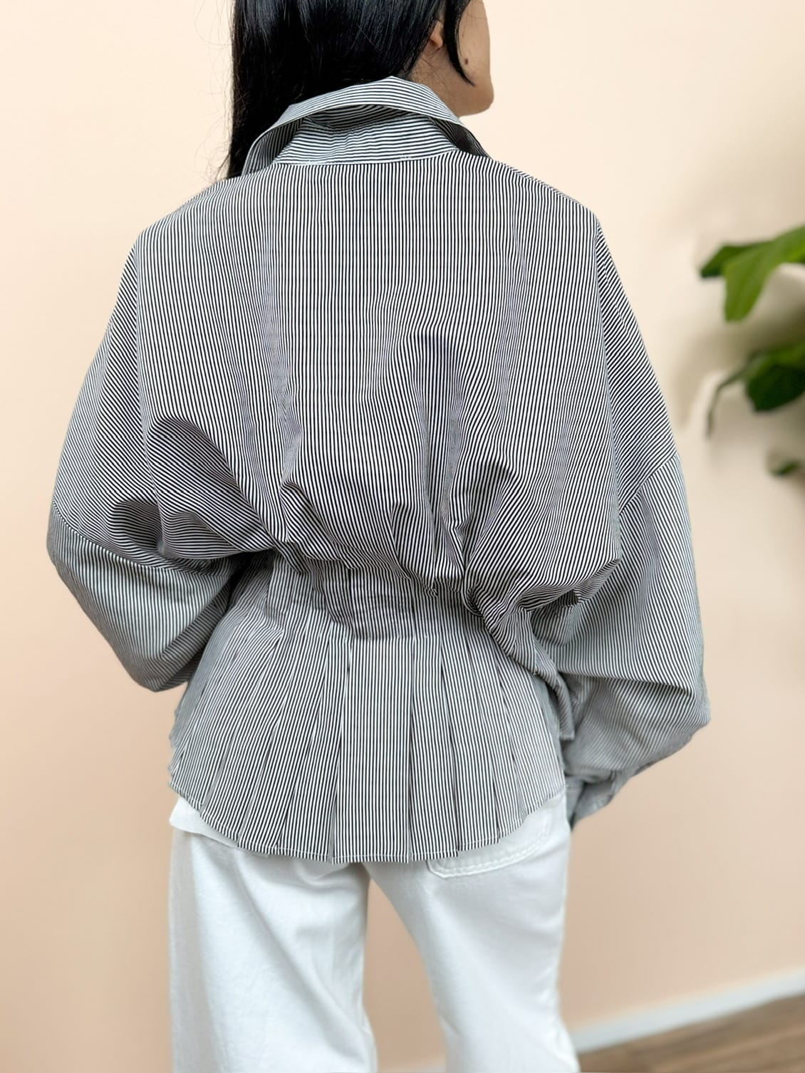Camicia arricciata - RIGHE