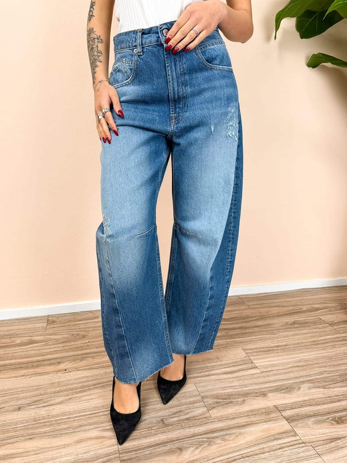 Jeans Barbara - BLUE DENIM