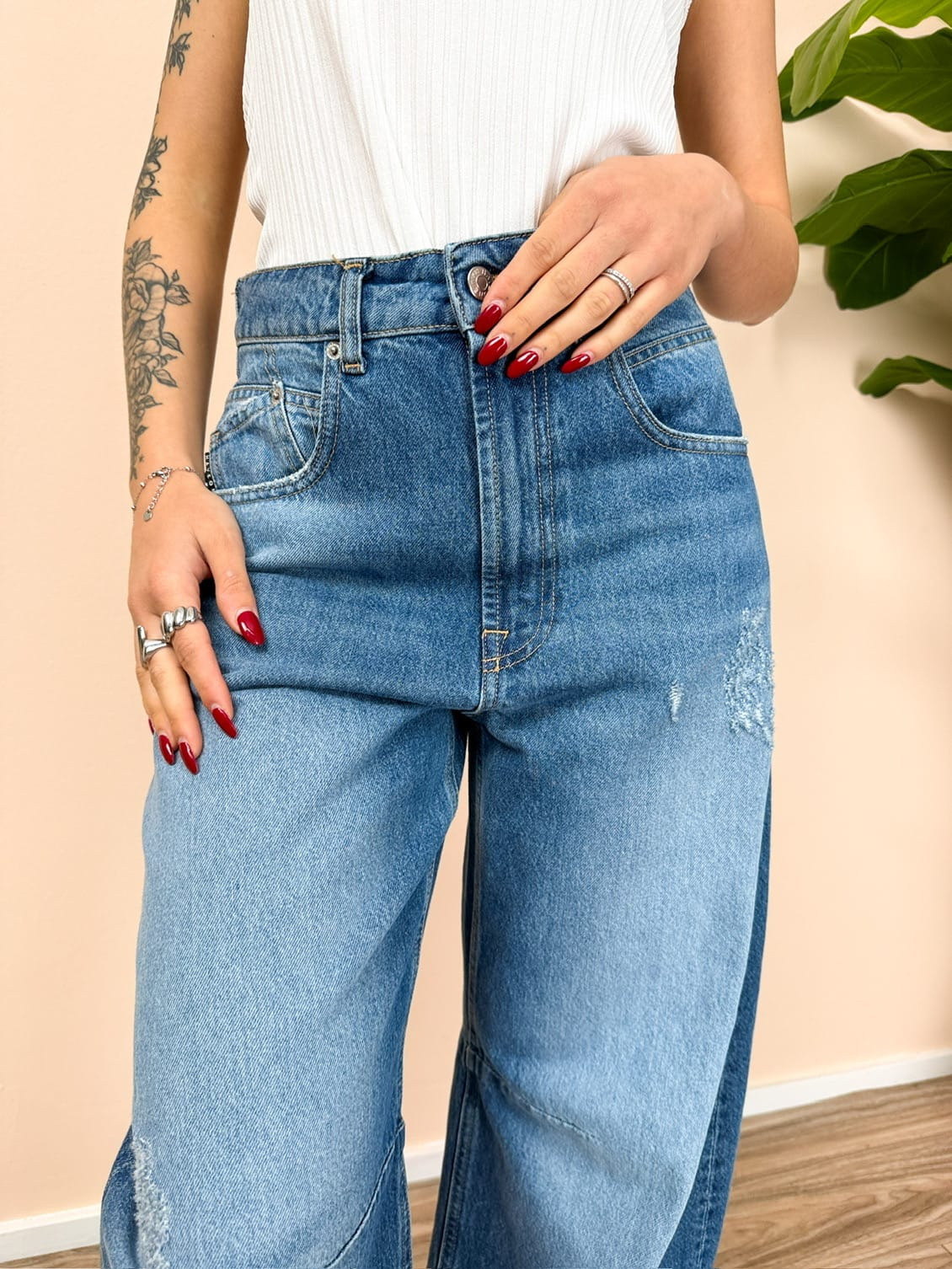 Jeans Barbara - BLUE DENIM
