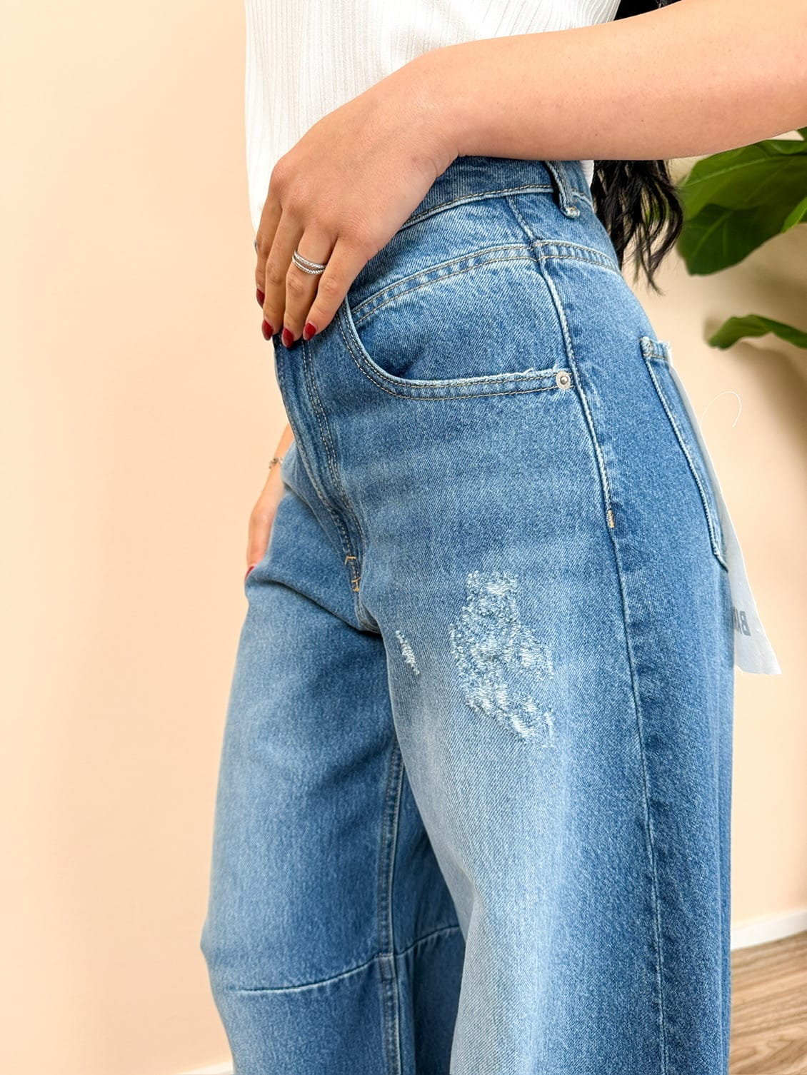 Jeans Barbara - BLUE DENIM
