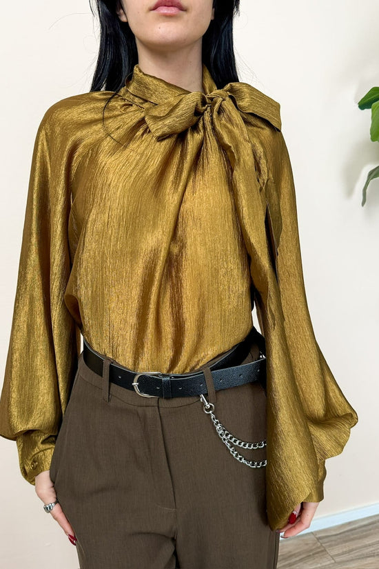 Camicia fiocco in crepes - OLIO