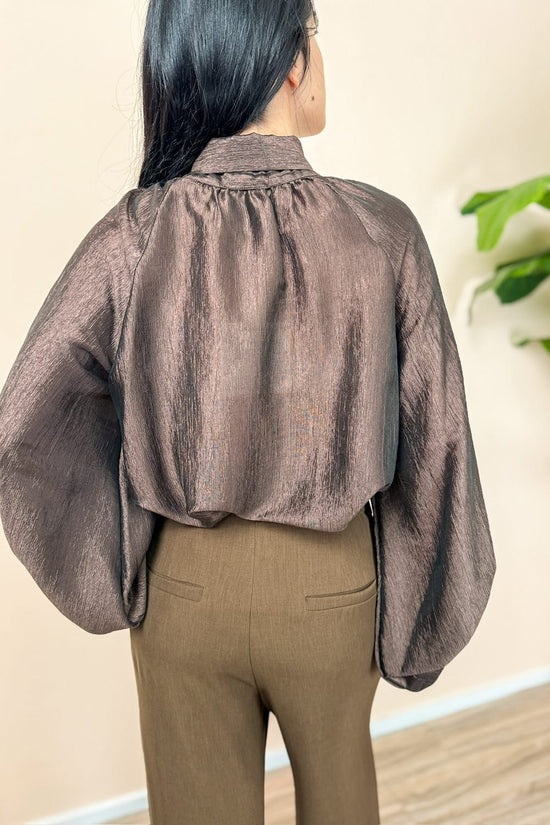 Camicia fiocco in crepes - MORO