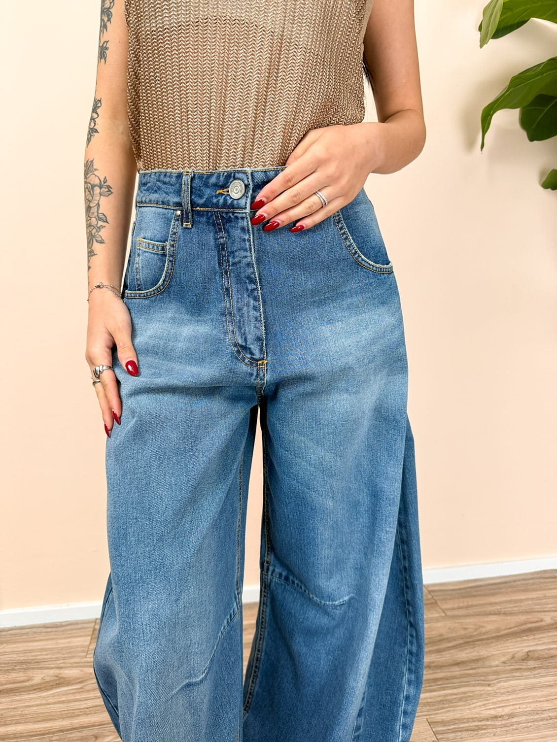 Jeans Louvre - BLUE DENIM