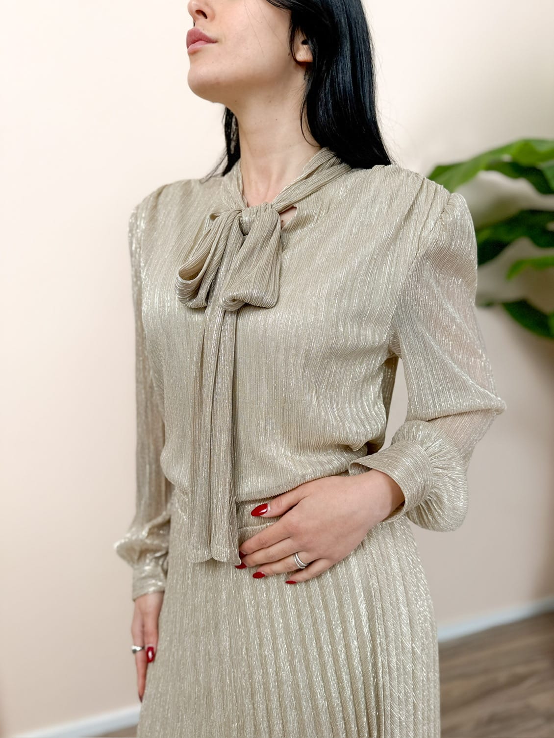 Camicia metallica - ORO
