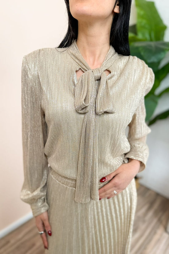 Camicia metallica - ORO