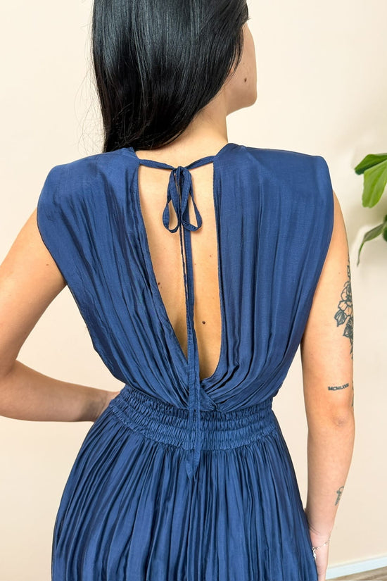 Tuta smanicata spalline - BLU