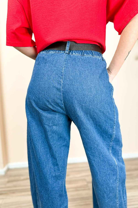 Pantalone jeans ovetto - STONE WASH