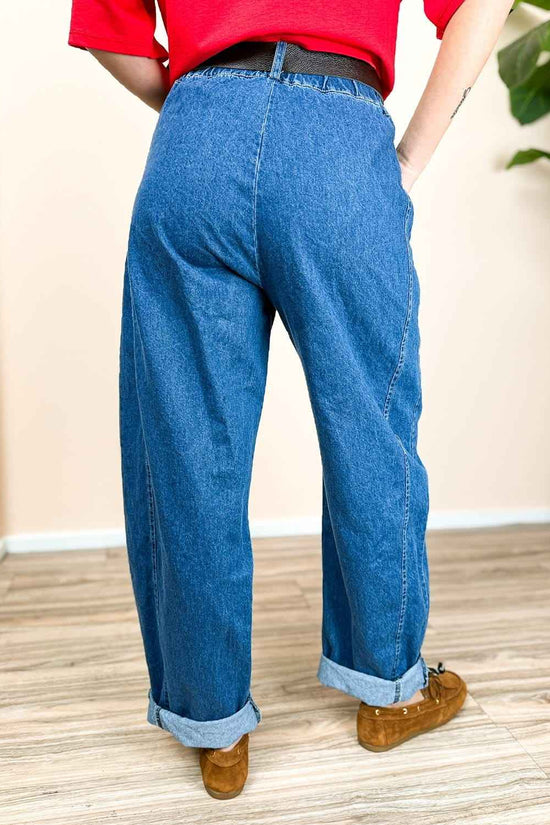 Pantalone jeans ovetto - STONE WASH