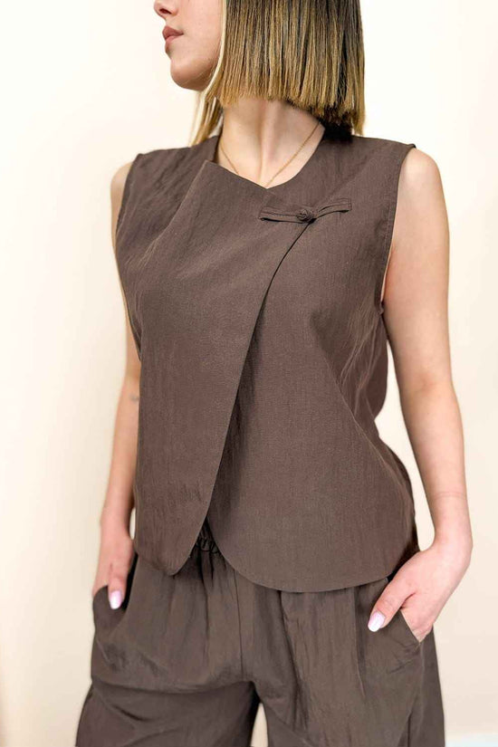 Completo gilet e pantalone - MORO