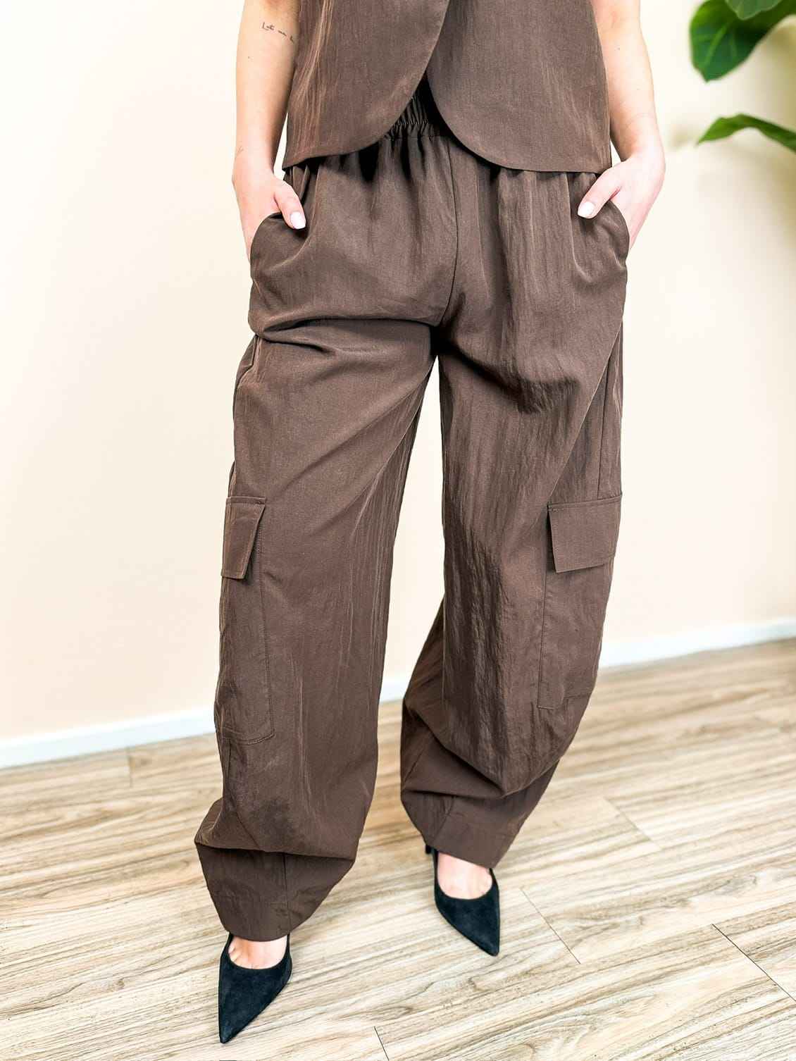 Completo gilet e pantalone - MORO