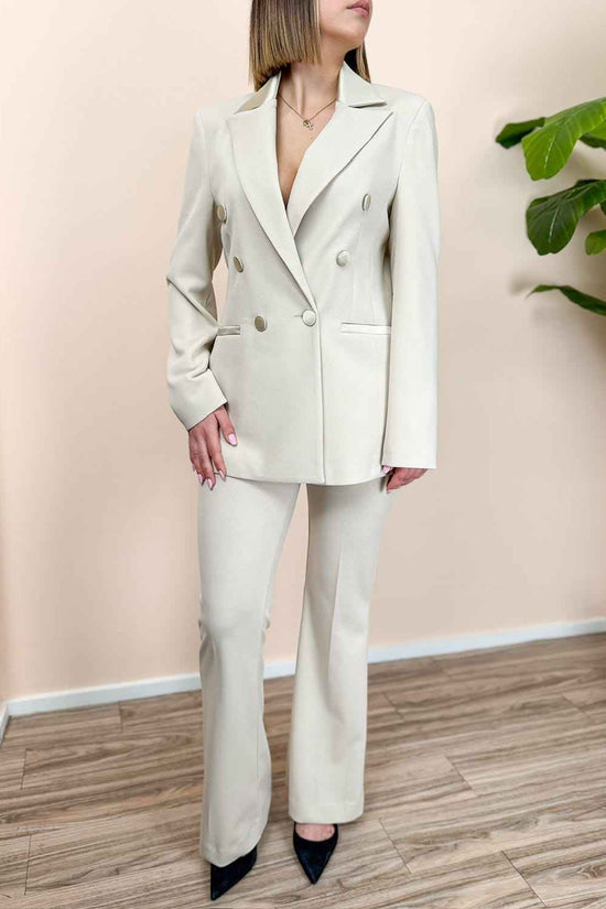 Completo giacca e pantalone - BEIGE