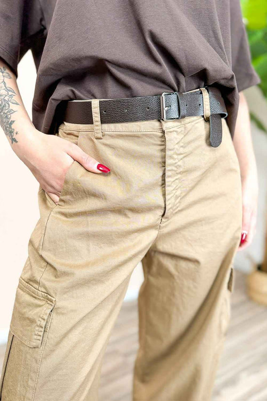 Pantalone con tasconi - BEIGE
