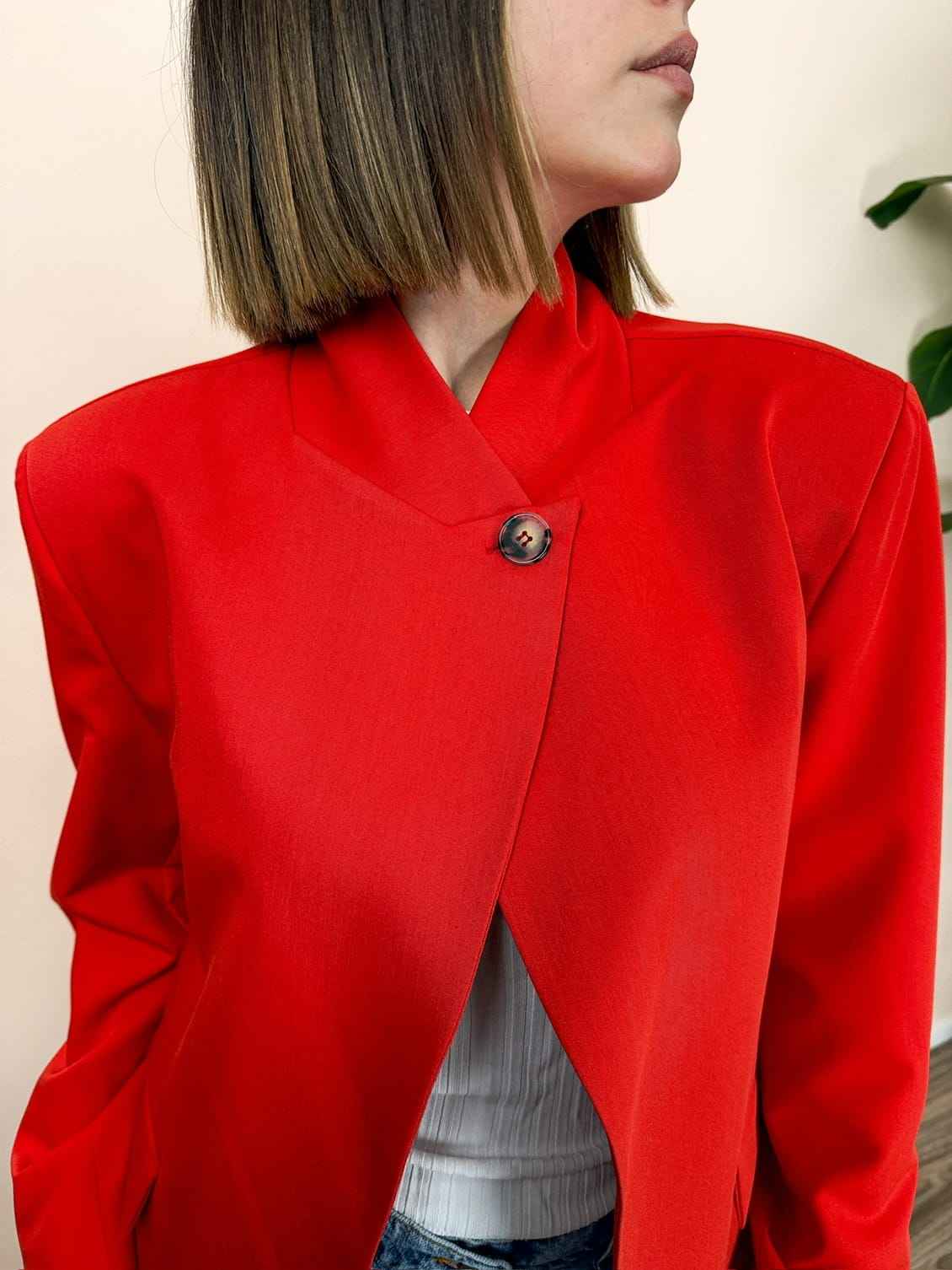 Giacca coreana - ROSSO