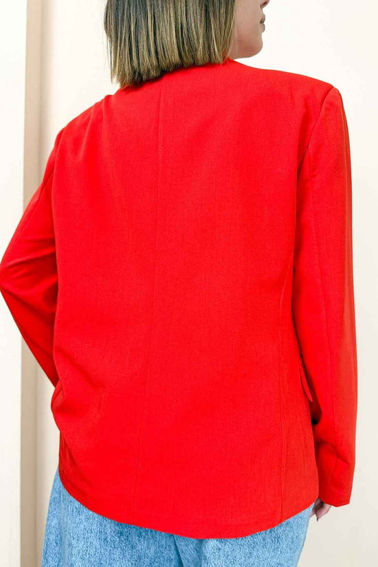 Giacca coreana - ROSSO