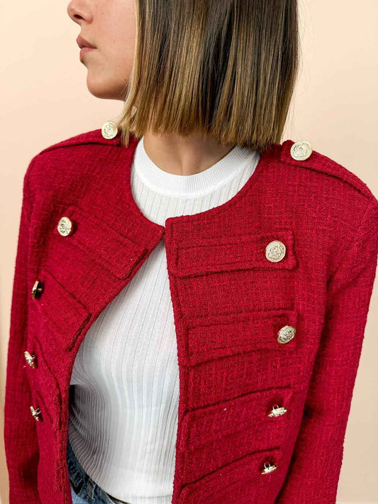 Giacca chanel - ROSSO